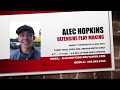 Alec Hopkins, Class 2018 - Defensive Play Making