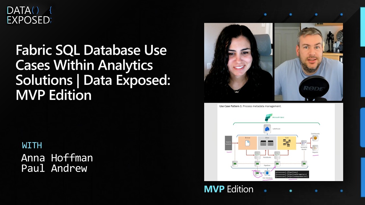 Fabric SQL Database Use Cases Within Analytics Solutions | Data Exposed: MVP Edition