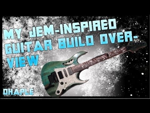 My Custom Built Jem Inspired Guitar Overview, By: ohaple