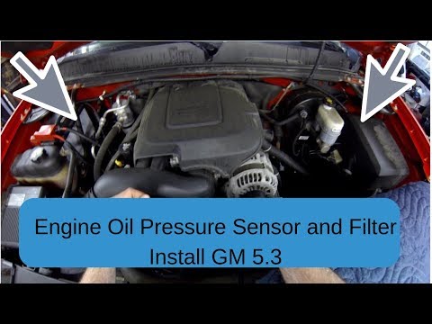 How To Install Gm Oil Pressure Sensor With Filter Replacement