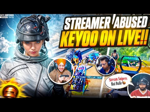 TOXIC Streamer ABUS*D🤬 ME On LIVE!! 🤯🔥 Keyoo Vs Streamers 💀 BGMI