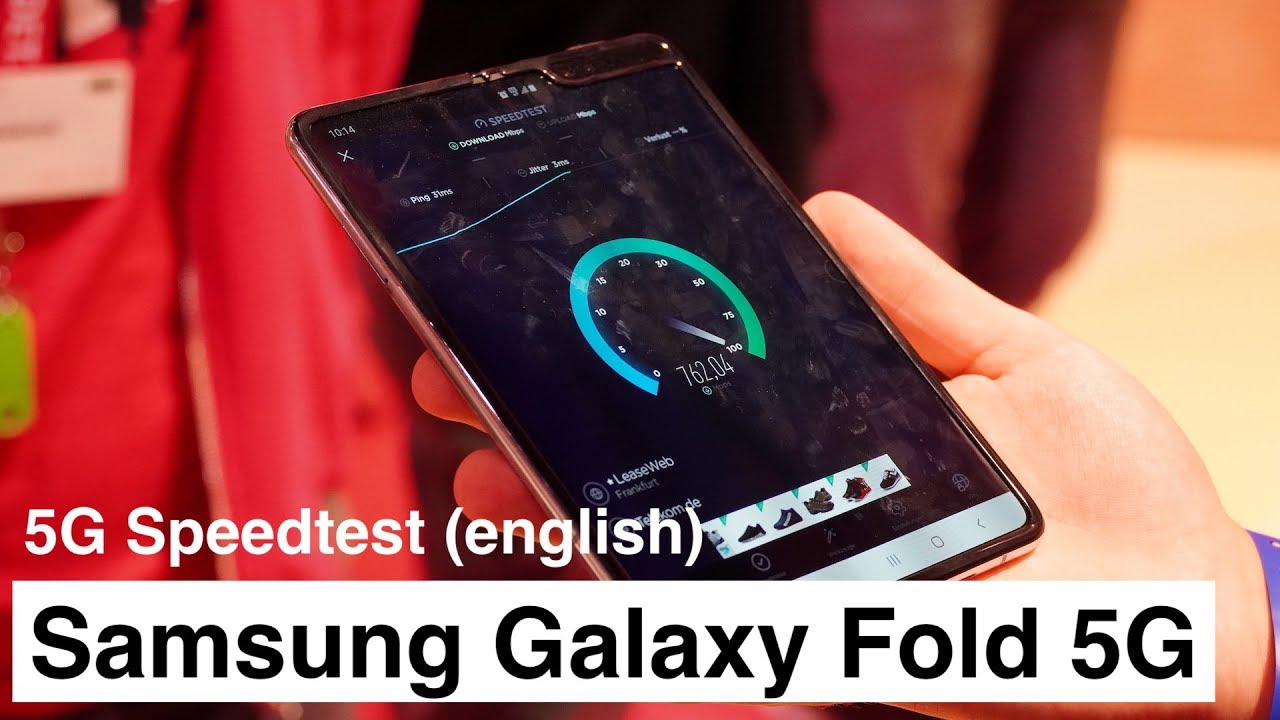 Samsung Galaxy Fold 5G: Speed Test (english)