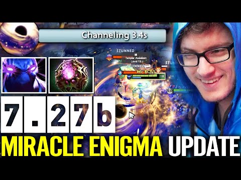 New 7.27b Update Miracle Enigma! WTF 3Man Black Hole First Try Epic Dota 2 Pro Gameplay