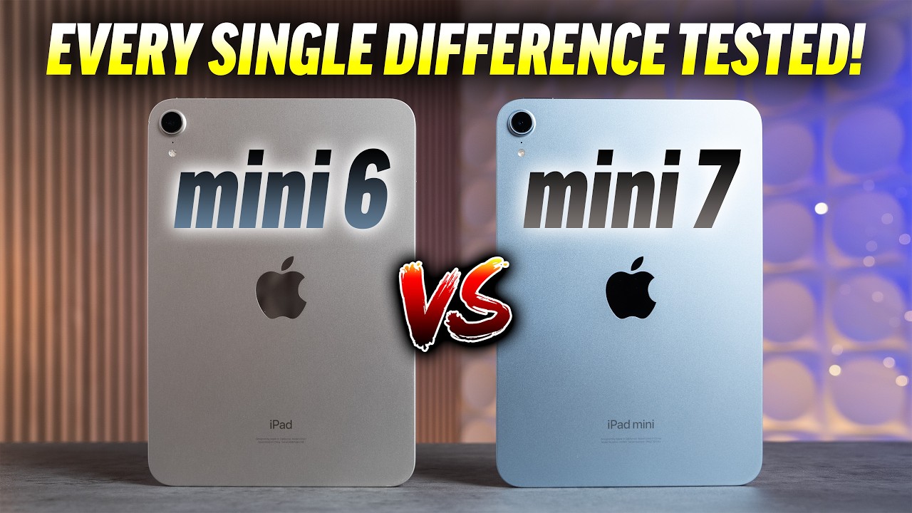 iPad mini 6 vs mini 7 - FINALLY Worth Upgrading?!