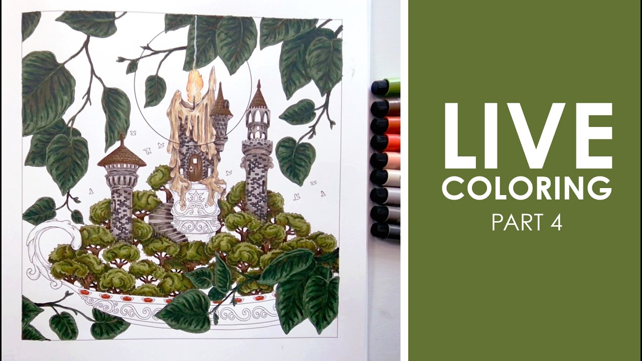 Coloring the Walls for Candle Castle in Mythographic Magical Earth by Joseph Catimbang  | Live