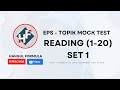 EPS - TOPIK MOCK TEST READING SET 1