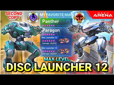 Disc Launcher 12 Second Copy - Paragon - Panther - Mech Arena Robot Showdown