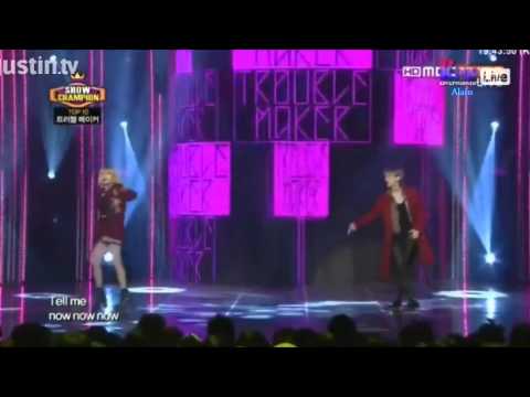 131120 Trouble Maker - Now - Show Champion - Hyuna & Hyunseung + Miss A - Hush