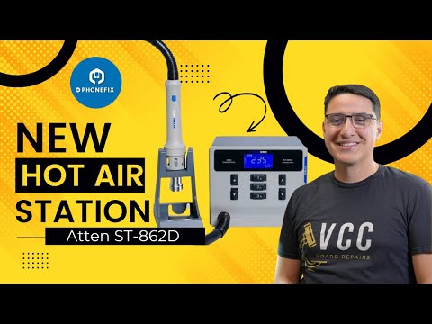 Atten ST-862D Hot Air Station Review! My Quick 861DW Broke. Is This Any Good for Microsoldering?