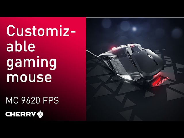 Mouse da gioco Cherry MC 9620 FPS 12000 DPI Nero video