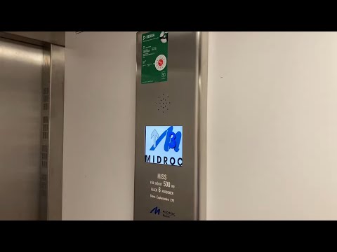 1977 KONE (mod. by: Midroc Electro) Traction Elevator @ Stora Esplanadsgatan 27E, Gävle, Sweden.