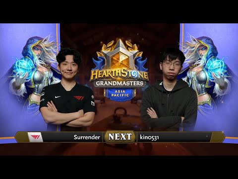 Surrender vs kin0531 - Grp A Decider - Hearthstone Grandmasters Asia-Pacific 2020 Season 1 - Week 1