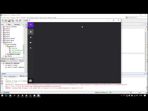 #1. JavaFX SidePane Example
