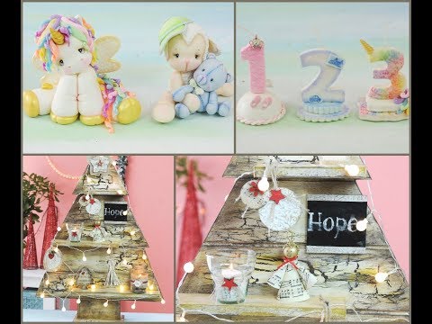 ManosalaObraTv Programa 101  Arbol de Navidad Rustico   Porcelana Fria - Vela de Cumpleaños