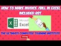 How To Make Bill Invoice In Excel With Gst 2021 Hindi Mybigguide