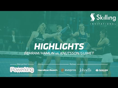 Sammandrag SKILLING Invit.  A.Behram/M.Hamlin – H.Knutsson/E.Guimet