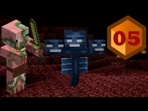 Minecraft: Nether Challenge! - Wither Fight! - Part 5 [FINALE] (Season 2)