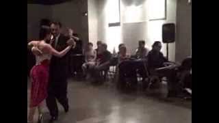 Naomi Hotta y Leo Ortiz to Sexteto Milonguero @ Milonga Porteño y Bailarin ~ 11 Mar 2014