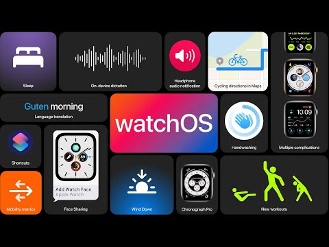 watchOS 7 in Apple Website 