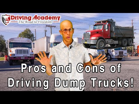 Pros and Cons to Driving Dump Trucks! - CDL Driving Academy