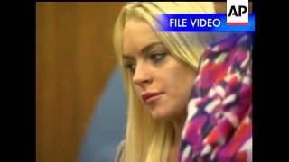 24-year-old actress Lindsay Lohan was discharged from a suburban Los Angeles jail about 1:35 a.m. Mo