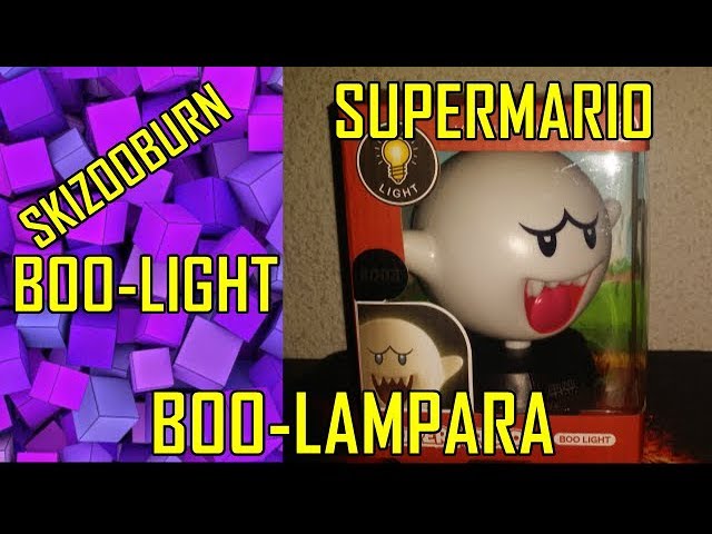 Vídeo relacionado con Paladone Nintendo Super Mario Boo Luz nocturna y alarma con sensor de movimiento, lámpara led con licencia oficial, para dormitorios infantiles, adolescentes y hogar, idea de regalo