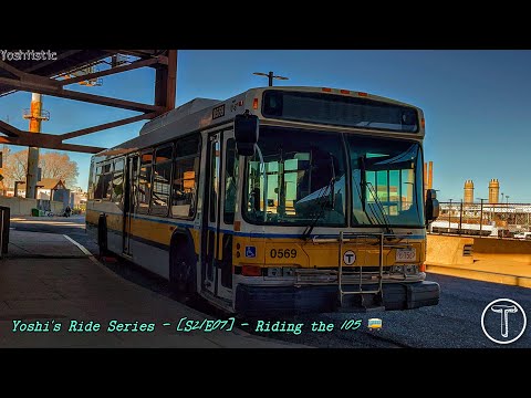 Infrequent & Abnormal | Yoshi's Ride Series {S2-E07} - Riding the 105 🚌 - {MBTA}