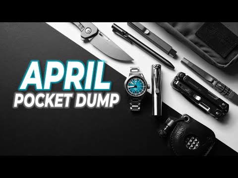 April POCKET DUMP | TITANIUM + ZIRCONIUM EDC GEAR (EVERYDAY CARRY)