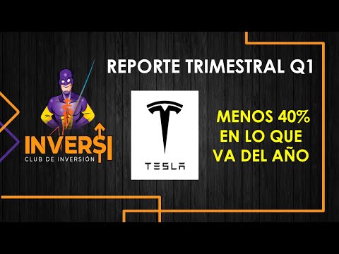 Tesla Reporte Trimestral Q1 2024 la acción ha caido un -40% en lo que va del año