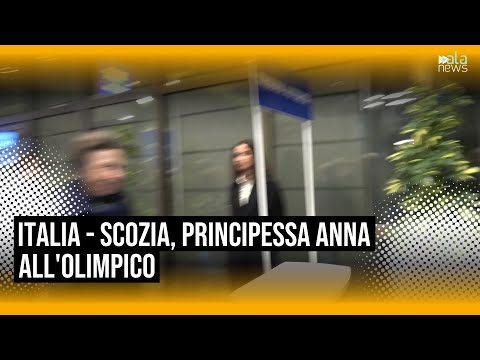 Six Nations 2026, la principessa Anna all'Olimpico per Italia - Scozia