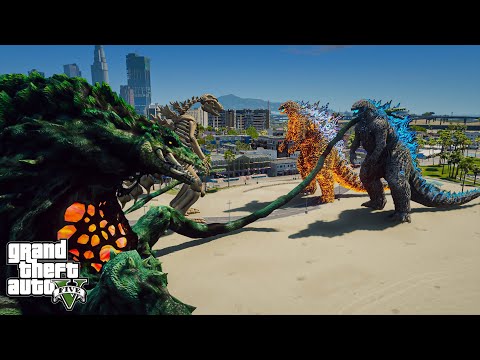 Biollante x Skeleton Godzilla vs Team Godzilla 2021 - Epic Fight
