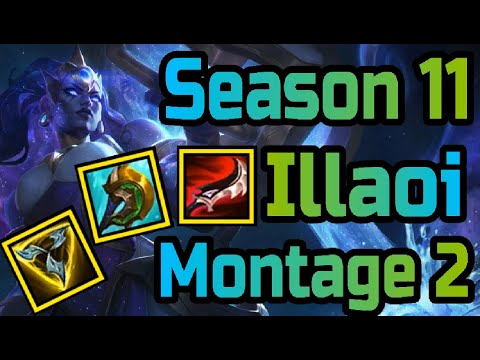 SEASON 11 ILLAOI MONTAGE 2|  illaoi top |  illaoi season 11 | Conqueror | Rank 1 Illaoi | Illaoi S11