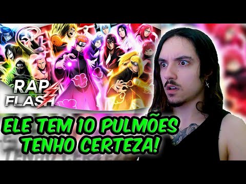 (NÃO RESPIRA!) REAGINDO ao ♫ - SPEEDLORD - AKATSUKI (Naruto) | ESPECIAL 100K | Flash Beats | REACT