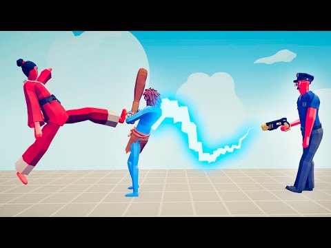 TASER + TAEKWONDO KICK vs EVERY UNIT | TABS Totally Accurate Battle Simulator