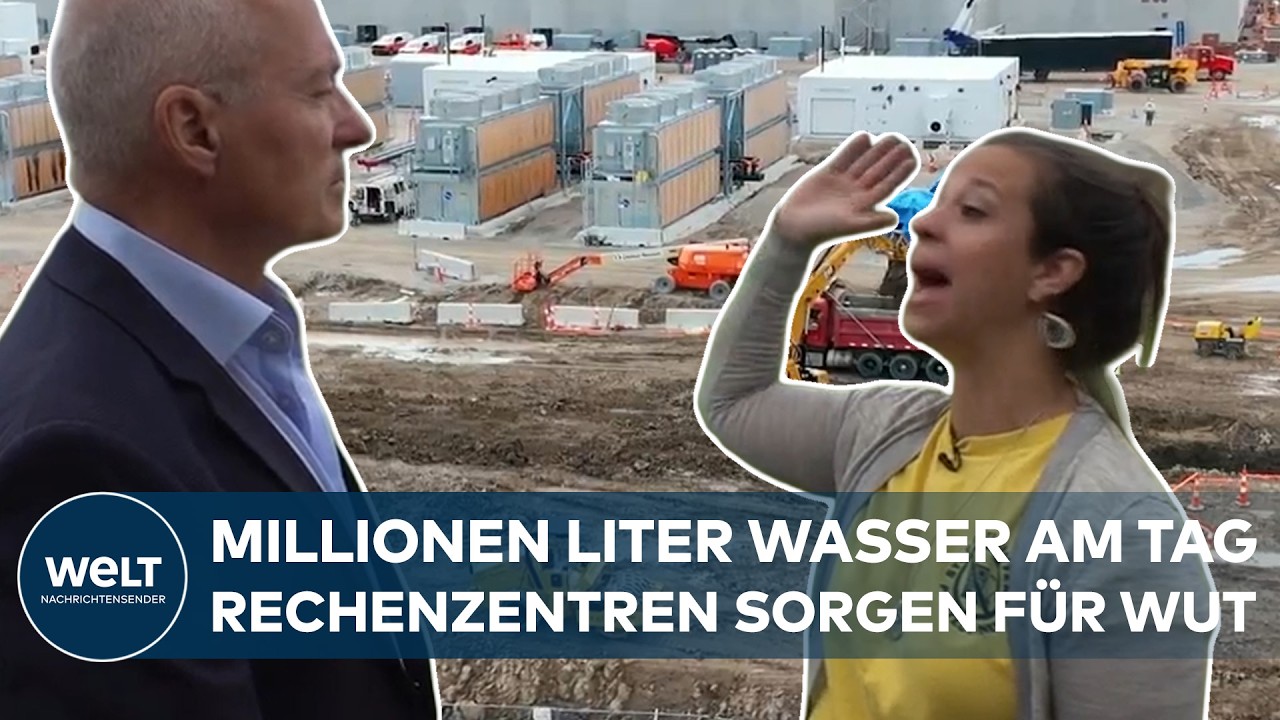 USA: „Wir wollen diese Rechenzentren NICHT!“ – Mega-Rechenzentren verbrauchen Millionen Liter Waser!