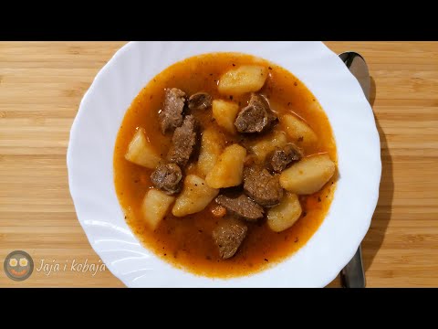 Krompir paprikaš sa junećim mesom recept