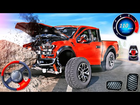 Car Crash Race Compilation Simulator 3D - Real Extreme Beam Racing Derby Car - Android GamePlay #3