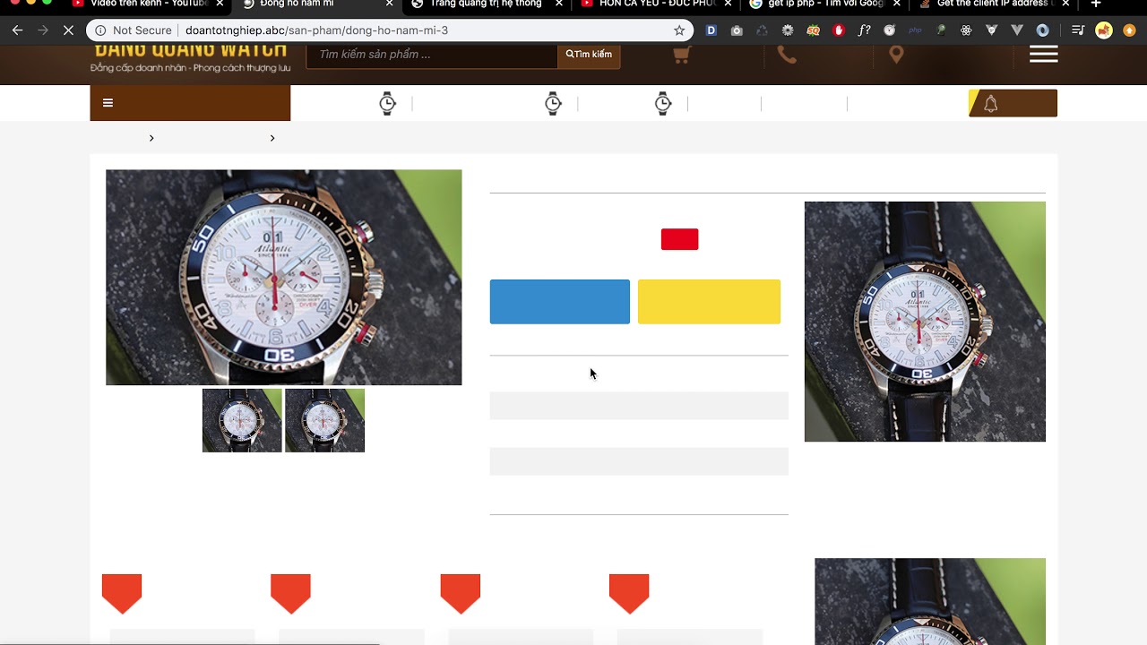 [Seri] - Website đồng hồ - Tính view sản phẩm - P1
