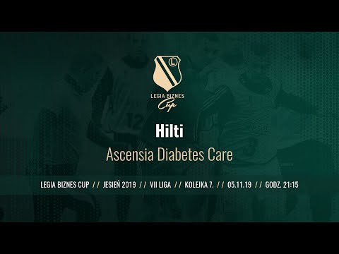 Skrót spotkania Hilti - Ascensia Diabetes Care ( Legia Biznes Cup Jesień 2019 )