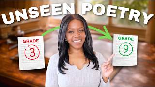 Unseen Poetry: How to get Full Marks In 5 EASY Steps (2026 GCSE Exams)