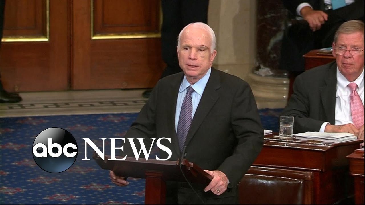 Republicans' bid to repeal Obamacare ends with a surprise