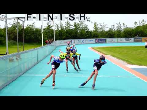 1000m HJB semi final 2 - met 117 Tjebbe Berkhout en 136 Pepijn Bakker