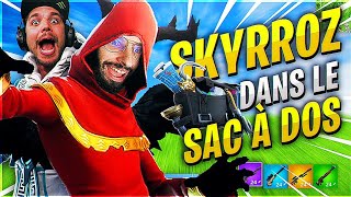 J ai skyrroz dans mon sac à dos sur fortnite il est choqué 😱