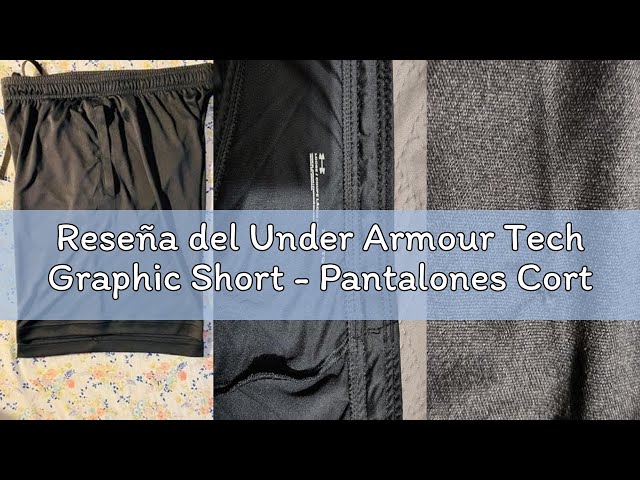 Vídeo relacionado con Under Armour Tech Graphic Short Pantalones cortos, Marine Od Green, L Hombre
