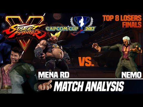 SFV Match Analysis: Capcom Cup 2017 TOP 8 LOSERS FINALS - MenaRD vs. Nemo