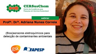 (Bios)sensores eletroquímicos para detecção de contaminantes ambientais | Profª. Drª Adriana Correia