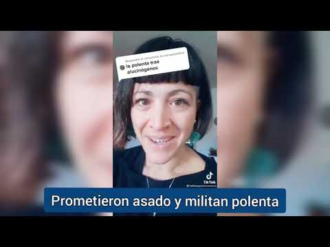 Militante de la polenta (real) que cantaba "gorila chau"