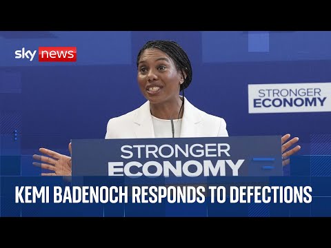 Kemi Badenoch delivers first speech since Suella Braverman's defection to Reform UK