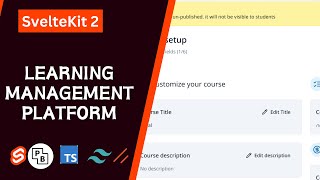 🔥 Build the Ultimate Learning Platform with SvelteKit, PocketBase & TailwindCSS! 🚀 (Udemy Clone)