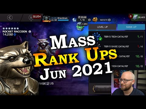 Mass Rank Ups - June 2021 | Marvel Contest of Champions